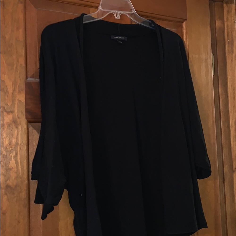 Black cardigan doliman style banana republic large